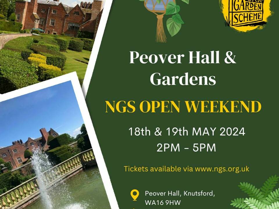 Peover Hall Open Garden Weekend - NGS